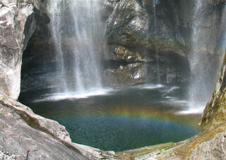 Wasserfall, Regenbogen, Maggiatal