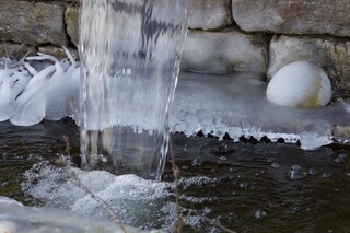 Wasserfall-Eisbildungen